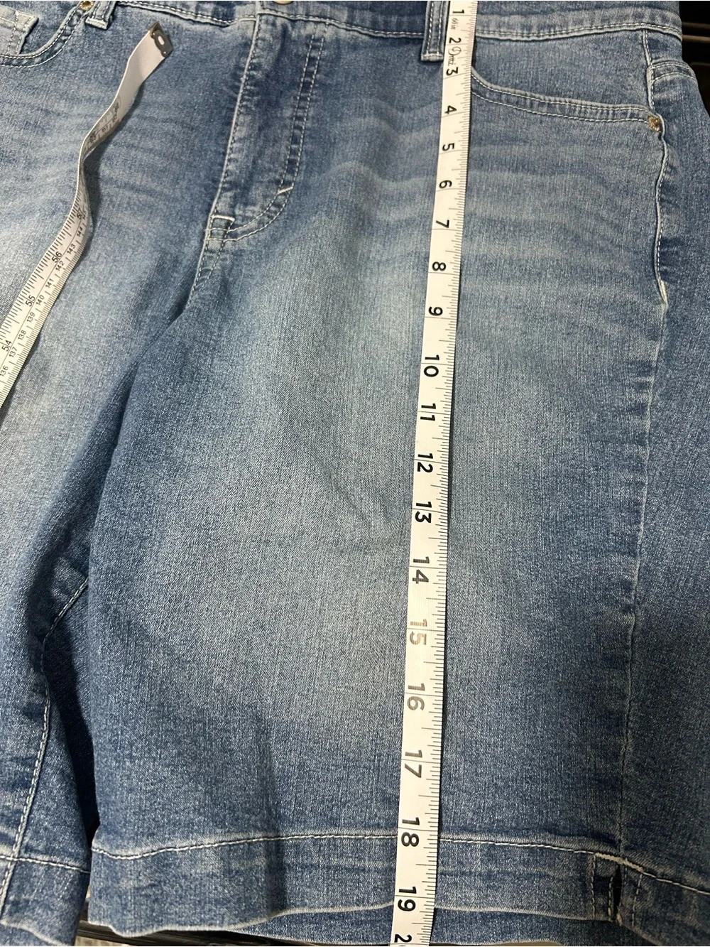 Faded Glory Blue Denim Shorts